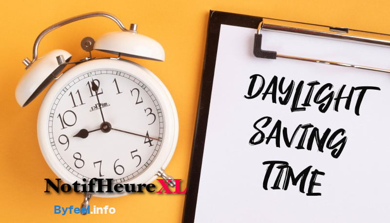 Daylight saving time avec NotifheureXL